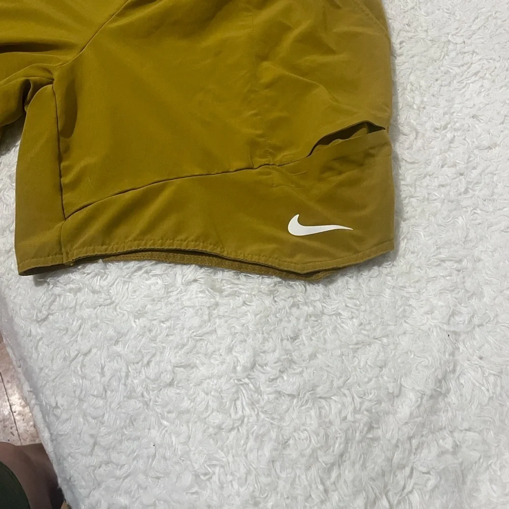 Nike Mustard Yellow Dri-FIT Shorts